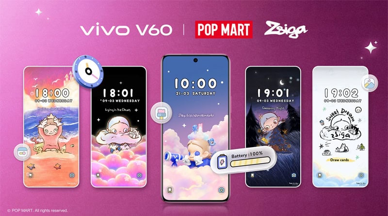 vivo V60 × POP MART Zsiga