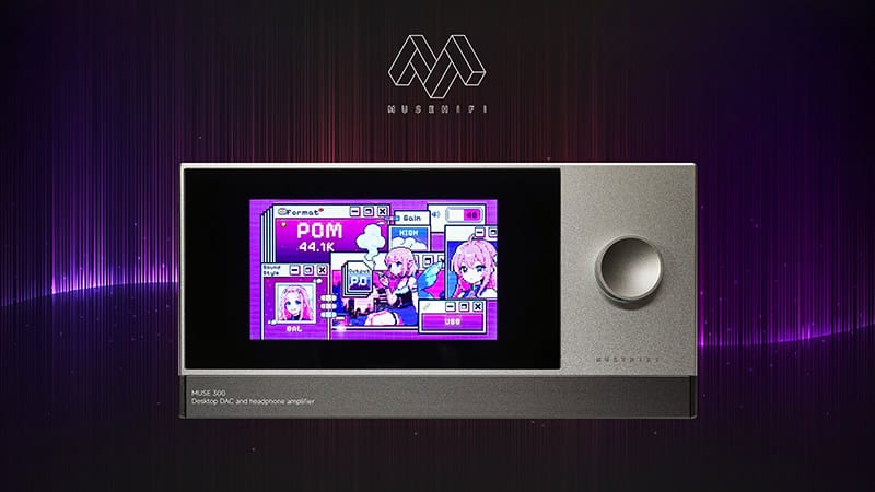 MUSE300 World's First Desktop DAC/Headphone Amplifier with an OS introduced