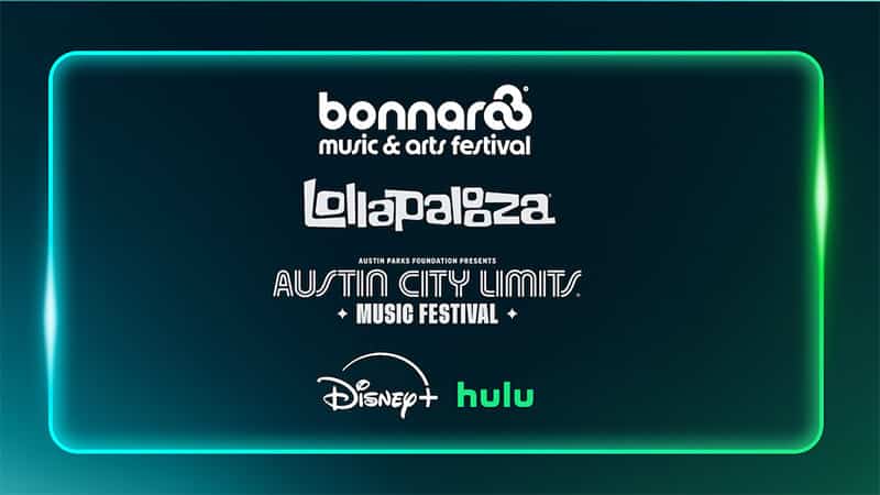DISNEY+ and HULU Livestreaming 3 Music Festivals