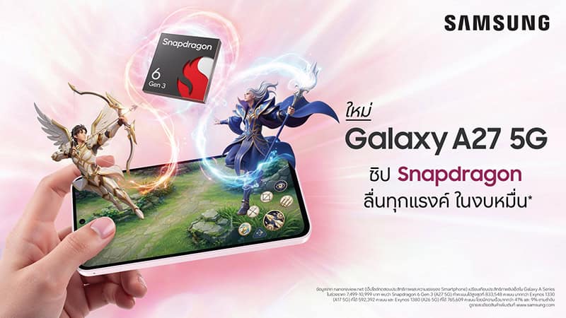 Samsung Galaxy launch A27 5G in Thailand
