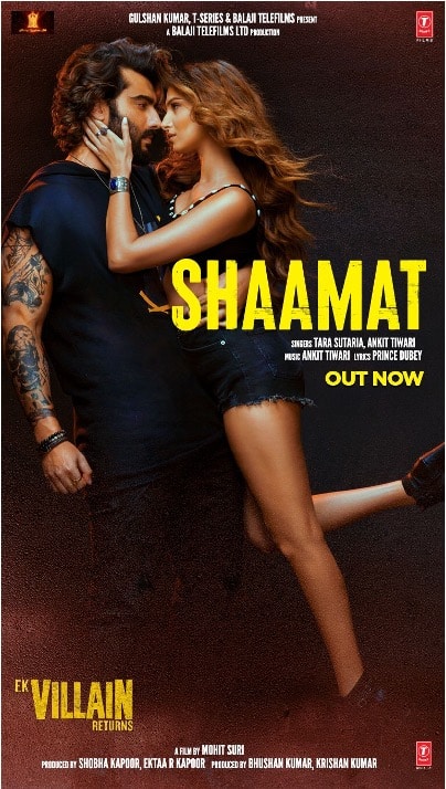 TARA AND ARJUN BECOME THE BEST OF FRIENDS ON THE SETS OF THEIR NEW SONG SHAAMAT FROM THE MOVIE EK VILLAIN RETURNS