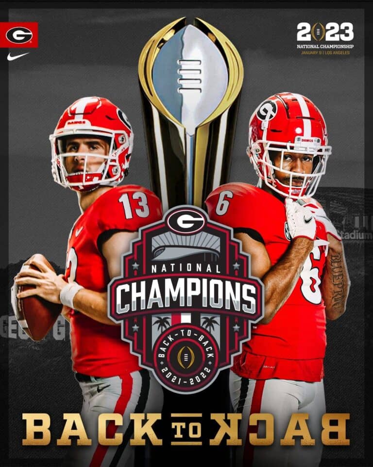 Georgia routs TCU, wins second consecutive College Football Playoff national title