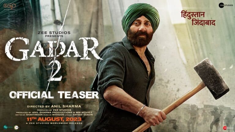 Zee studios and Anil Sharma Productions launch the teaser of the most anticipated film of the year, Gadar 2