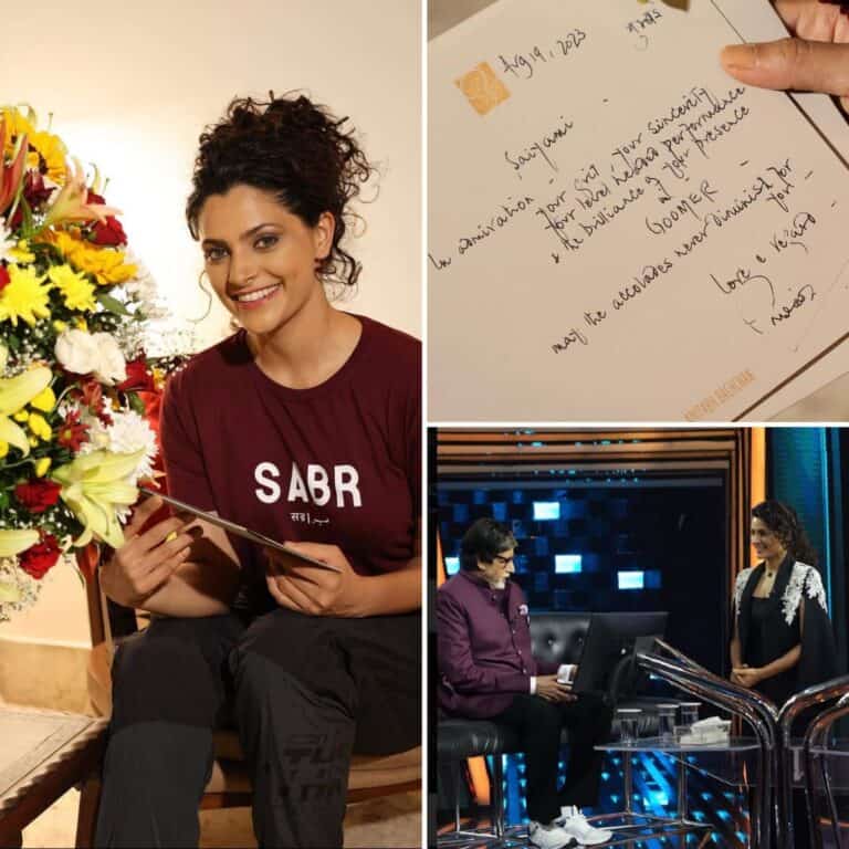 Amitabh Bachchan Extends Heartfelt Praise to Saiyami Kher for Her Outstanding Performance in Ghoomer