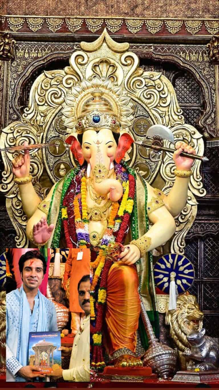 Lakshya Kochhar visits Lalbaugcha Raja amid success of Bambai Meri Jaan