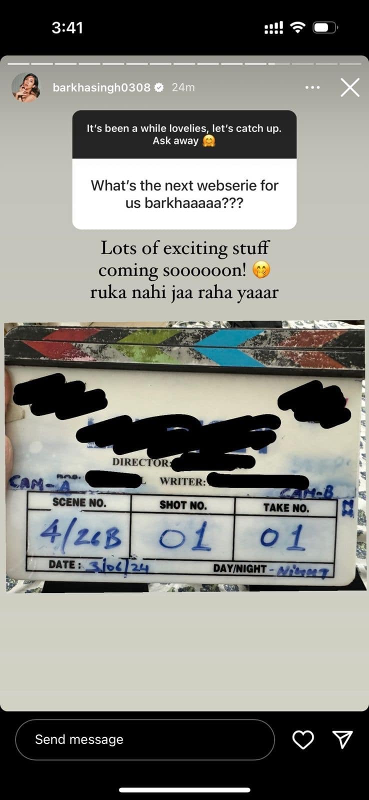 Barkha Singh drops a major hint about upcoming project during Ask-Me-Anything session!