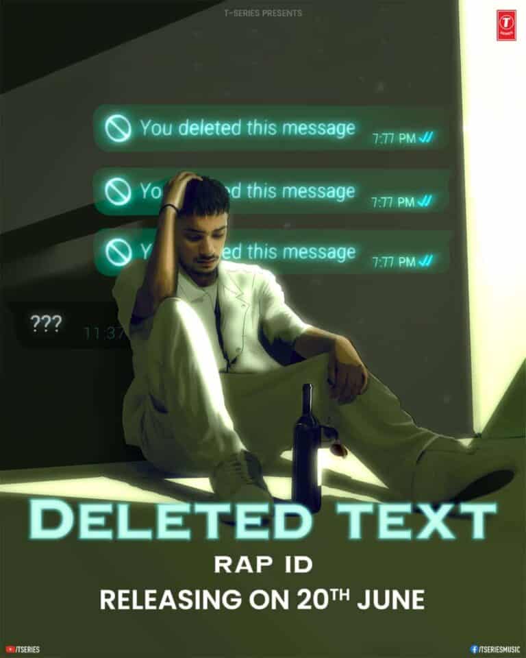 T-Series Announces Release of Rap ID’s Latest EP, Deleted Text