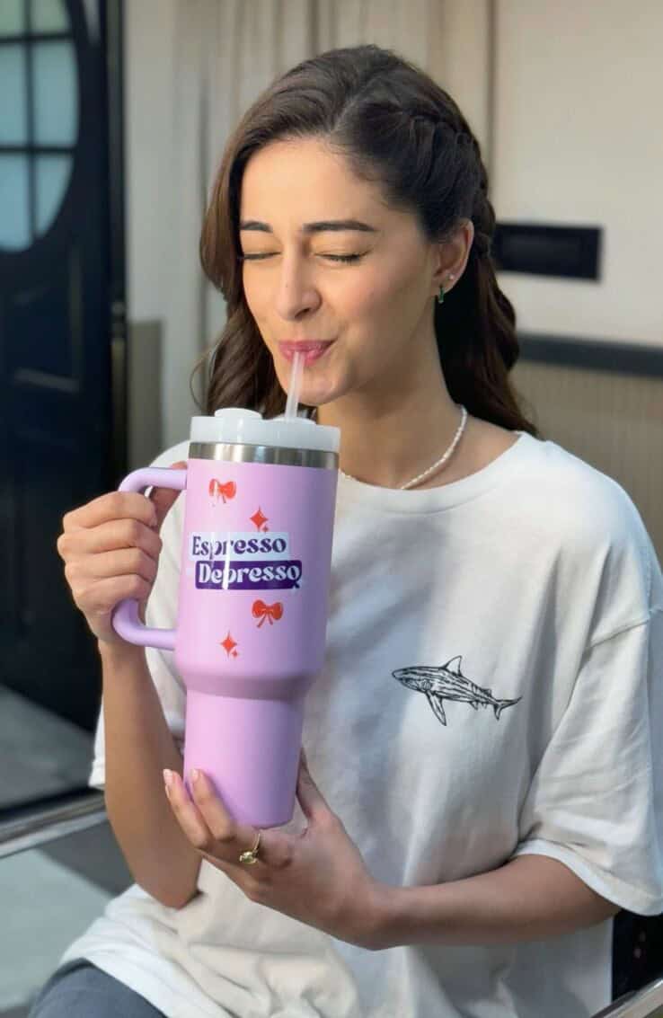 Ananya Panday’s Playful Mantra: Espresso, not Depresso