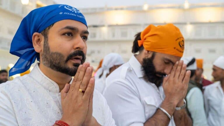 Ranveer Singh and Aditya Dhar Seek Blessings at Golden Temple Ahead of Next Film Schedule in Amritsar.