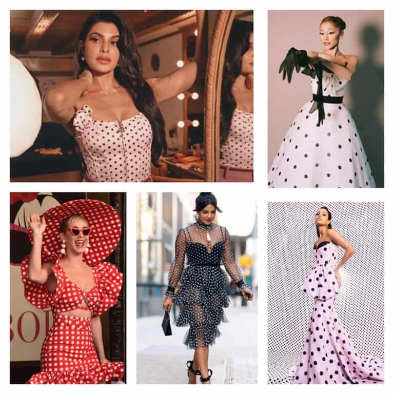 Polka Dot Perfection: Celebrities Who Slay the Trend.