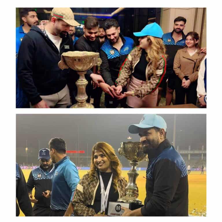 Sana Raees Khan’s Mumbai Marines Win Big Cricket League 2024 Title.