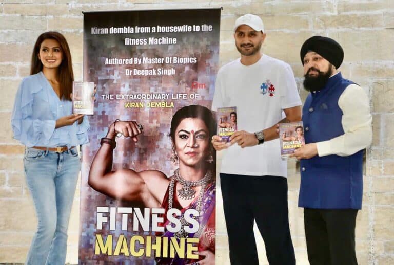Harbhajan Singh and Geeta Basra Share Fitness Secrets at Book Launch.