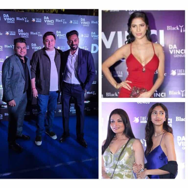 Actors Shine at Da Vinci: Poonam Pandey, Deepshikha Nagpal, and Rajesh Kumar Share Their Enthusiastic Reactions.