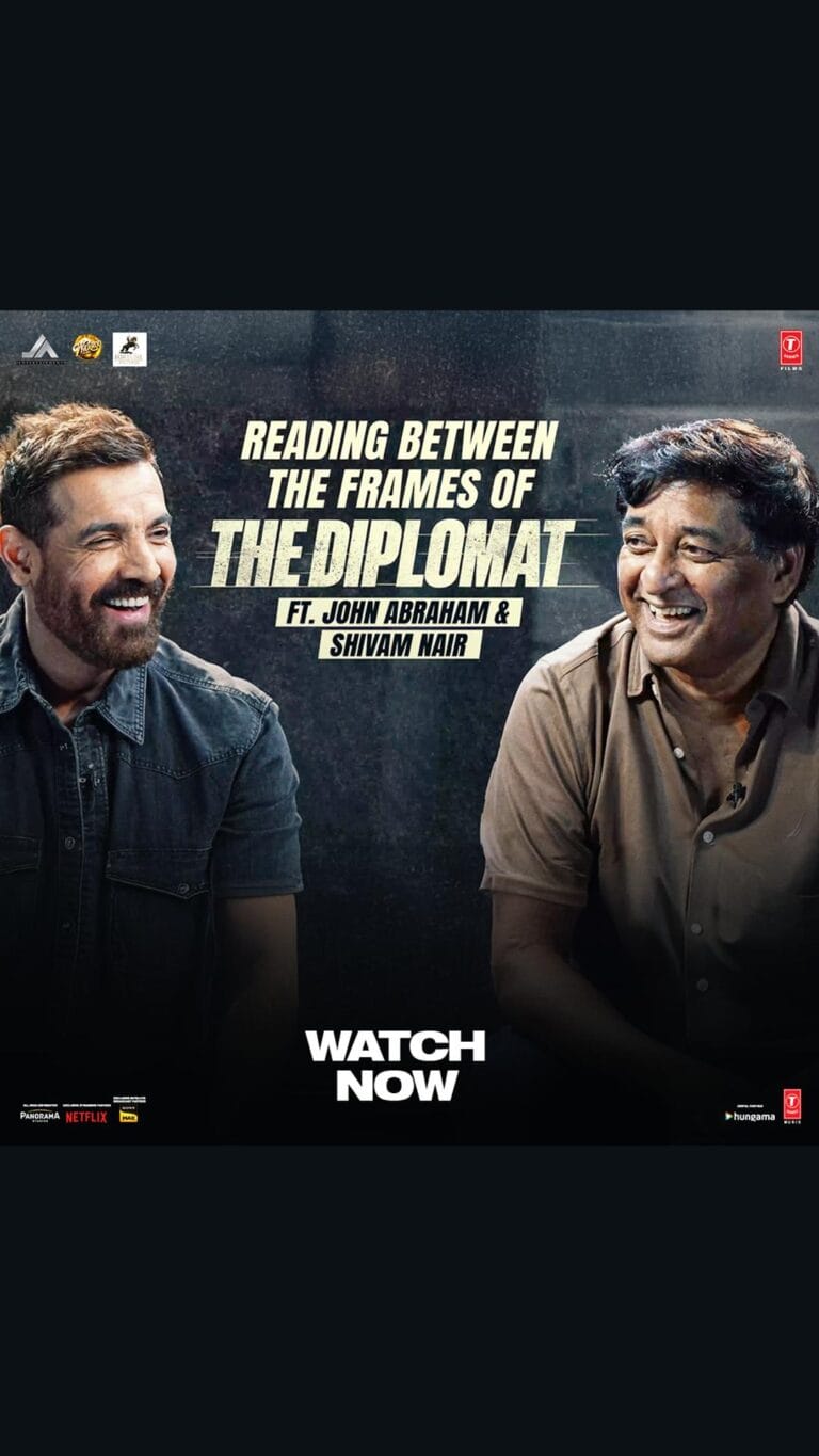 ‘The Diplomat’: A Thrilling Journey with John Abraham and Director Shivam Nair.