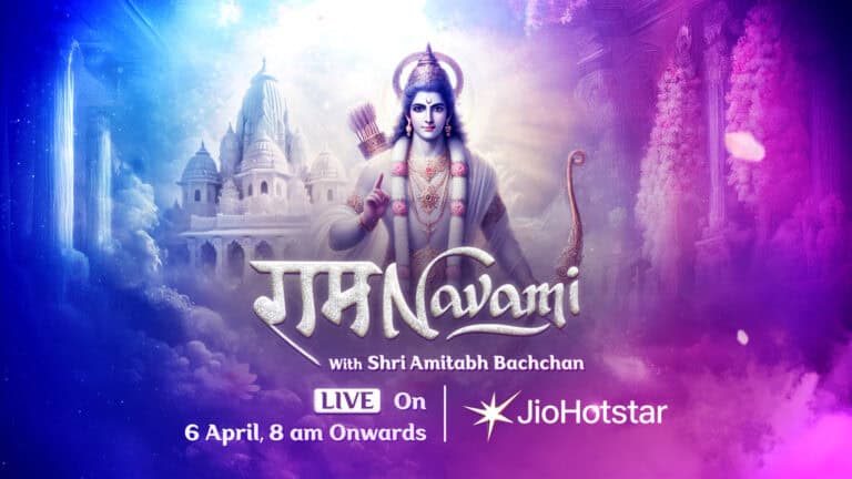 JioHotstar & Amitabh Bachchan Bring Ram Navami Live to Millions.