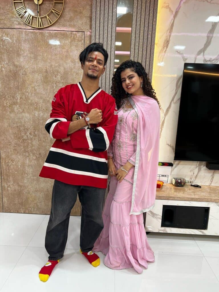 Saurabh Prajapati Shares His Special Bond with Rakhi Sister Palak Muchhal for ‘Sanam Teri Kasam’.