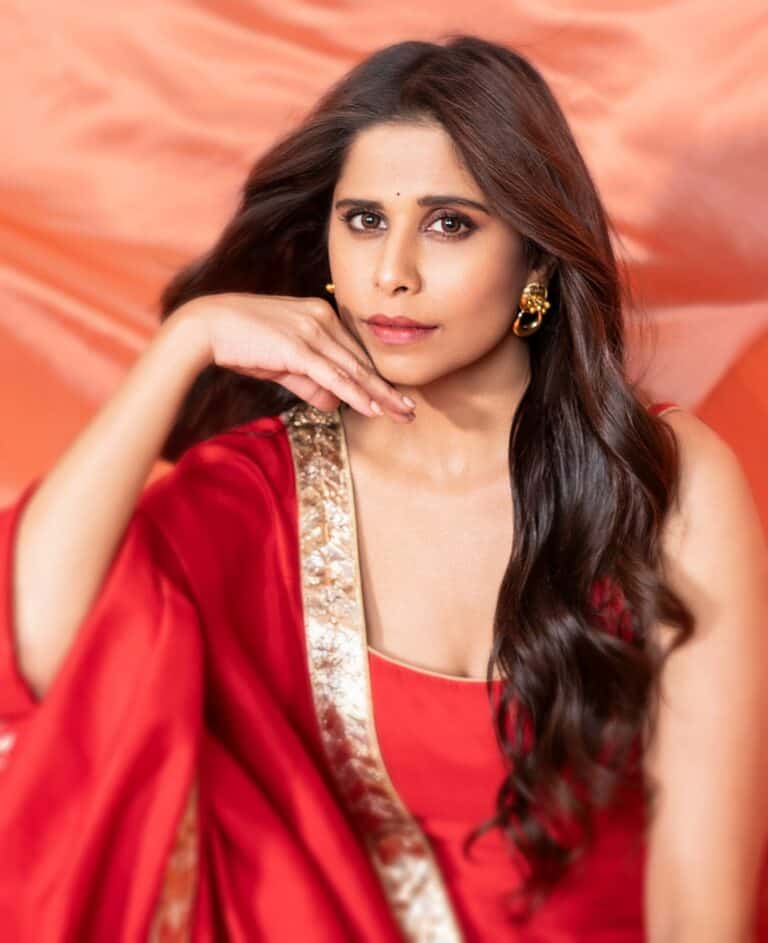 Sai Tamhankar Stuns in Ethnic Wear During Ground Zero Promotions.
