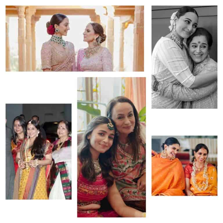 Mother’s Day 2025: Heartfelt Wedding Day Moments Between Bollywood Actresses and Their Mothers.