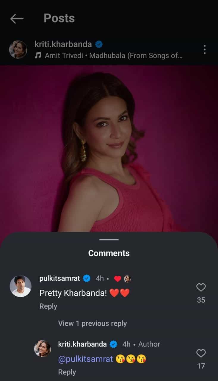 Kriti Kharbanda Turns Heads in Pink Saree.