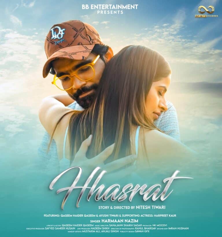 Qaseem Haider Qaseem & Ayushi Tiwari Dazzle in New Hindi Track ‘Hhasrat’.