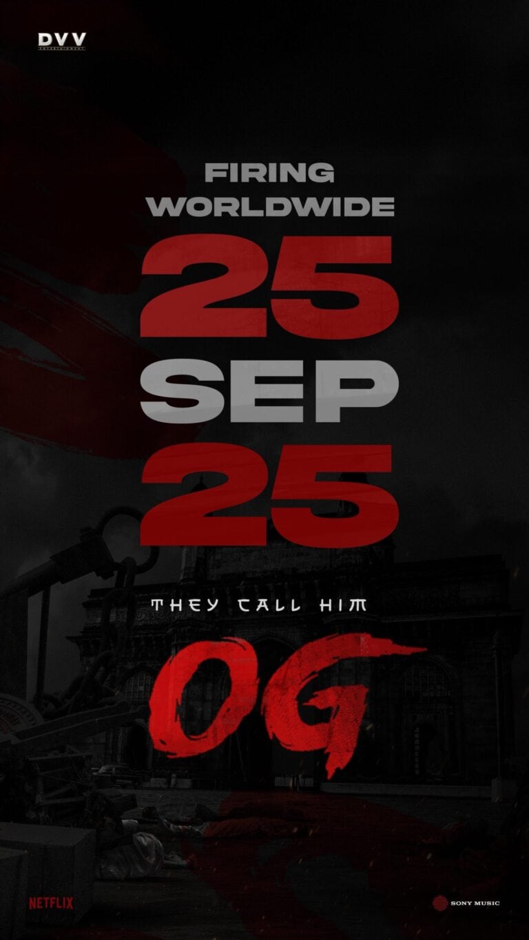 Pawan Kalyan’s ‘OG’ to Release Worldwide on September 25, 2025.