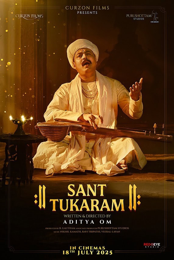 Sant Tukaram — Aditya Om’s Spiritual Epic to Release Globally on 18th July 2025.