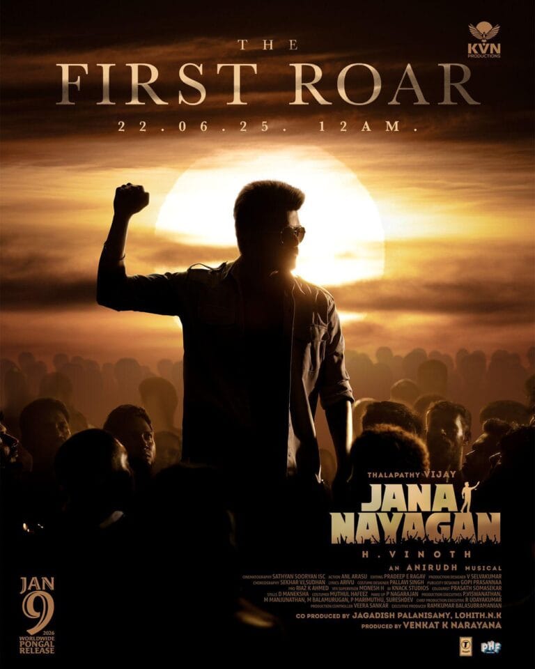 Thalapathy Vijay’s Last Movie ‘JANA NAYAGAN’ Release ‘The First Roar’ on June 22.