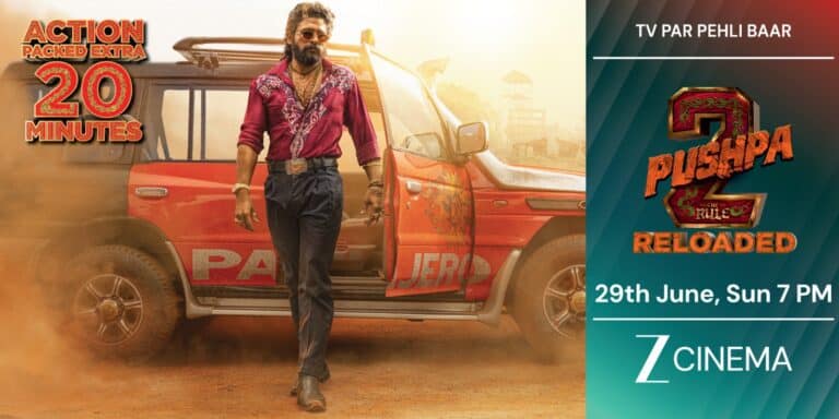 Pushpa 2: Reloaded — Zee Cinema Brings 20 Minutes of Unseen Action.