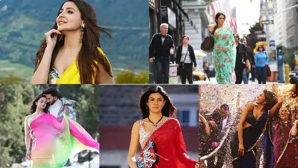 From Anushka Sharma to Sridevi: 5 Saree Looks That Redefined Bollywood Glamour.