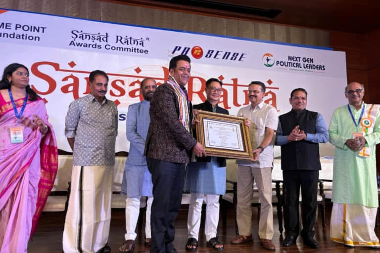 Ravi Kishan Receives Sansad Ratna Award 2025 for Second Time.