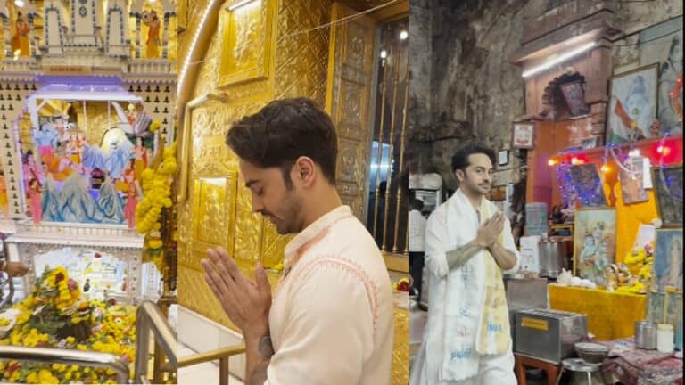 Nirvaan Birla Seeks Blessings at Babulnath Temple Ahead of Spiritual Music Debut ‘Shankaraa’.