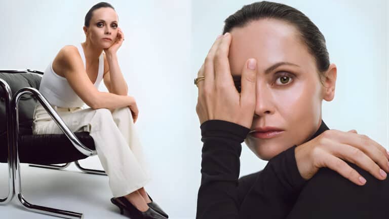 Christina Ricci is the face of Merit’s new ’90s-inspired Solo Shadow Sheen campaign