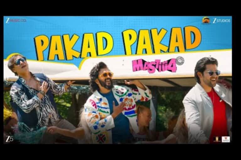 Get ready to dance! Riteish, Vivek, and Aftab light up the dance floor with “Pakad Pakad” from “Mastiii 4.”