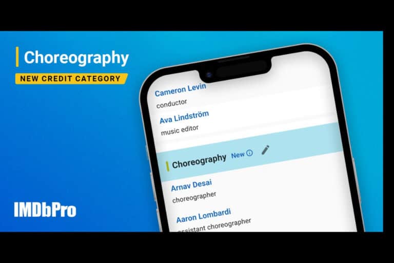 IMDb and IMDbPro Add 12 New Credit Categories, Expanding Recognition Across the Entertainment Industry