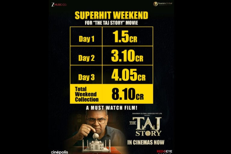 The Taj Story is the dark horse of 2025, with a strong Monday hold and a ₹8.10 crore weekend