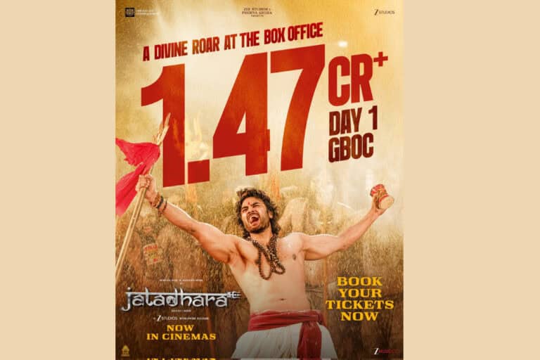 Jatadhara Opens Strong with 1.47 Crore on Day 1 – Zed Studios and Prerna Arora Deliver a Mystical Hit