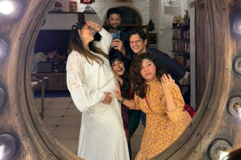 Randeep Hooda and Lin Laishram throw a party for Baby Mama’s birthday with close friends and family.