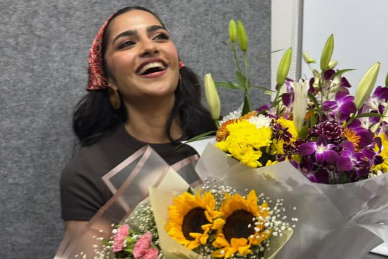 Rukmini Vasanth’s birthday is full of flowers, books, and quiet time.