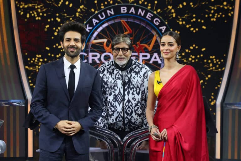Kartik Aaryan and Ananya Panday tell Amitabh Bachchan how to stay fit on Kaun Banega Crorepati.