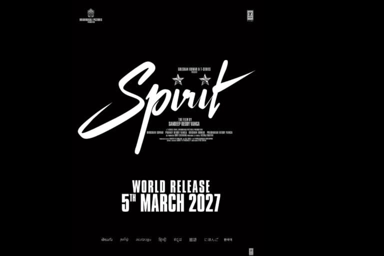 SPIRIT Release Date Announced: Prabhas–Sandeep Reddy Vanga Film to Hit Cinemas on March 5, 2027