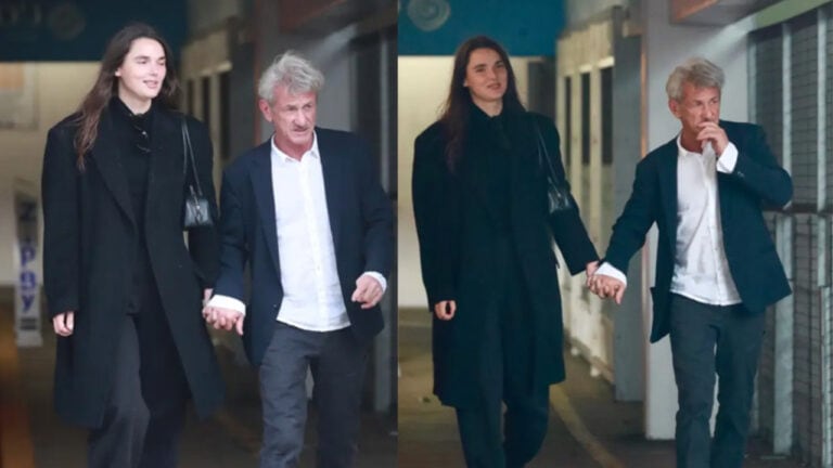 Sean Penn, 65, Holds Hands with GF Valeria Nicov, 30, Post-Globes