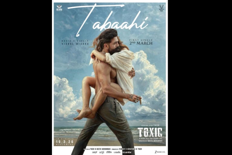 ‘Tabaahi’ Poster Unveiled: Yash and Kiara Advani Set the Tone for Toxic: A Fairy Tale for Grown-Ups; Song Out March 2