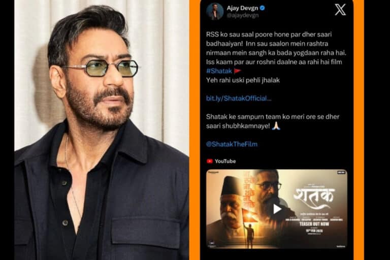 Ajay Devgn Supports Shatak: Sangh Ke 100 Varsh, Film on RSS at 100