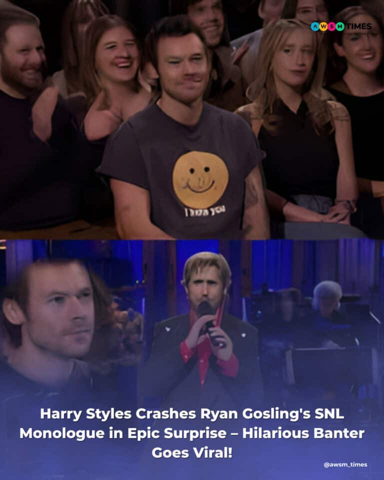 Harry Styles Crashes Ryan Gosling’s SNL Monologue