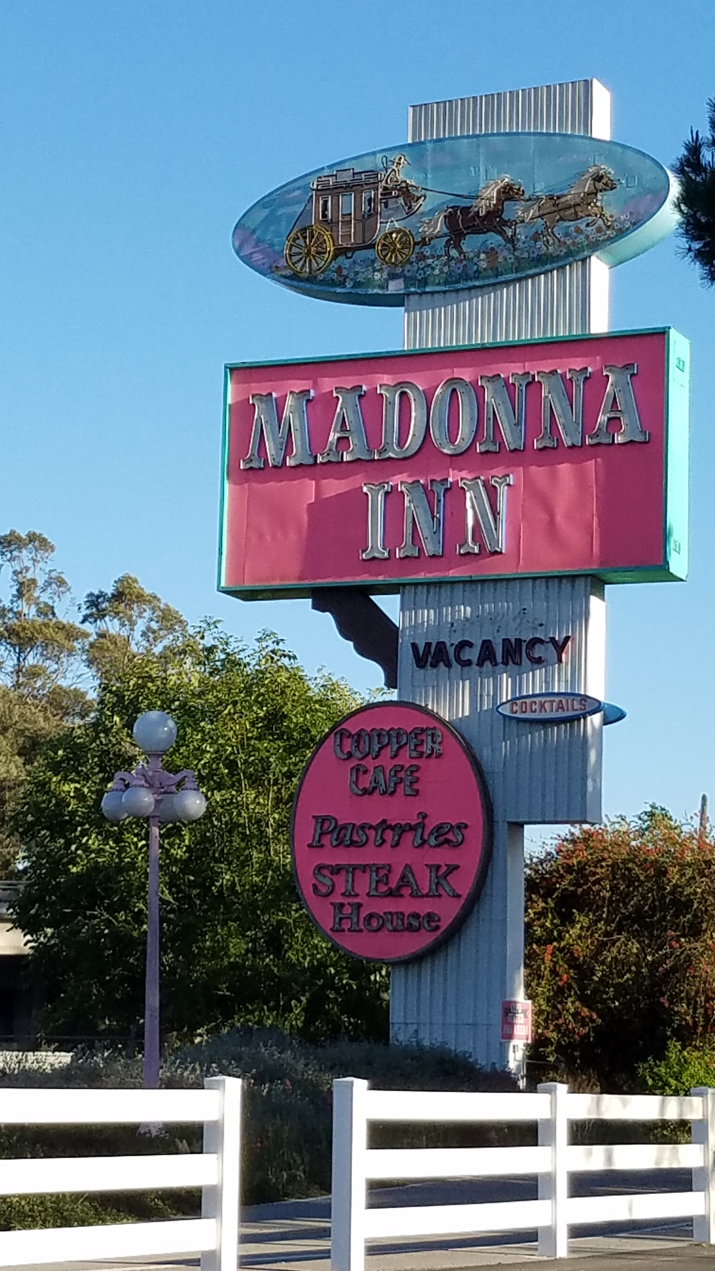 Madonna Inn Bagpipe Players
