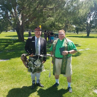 Bagpiper for hire Forest Lawn