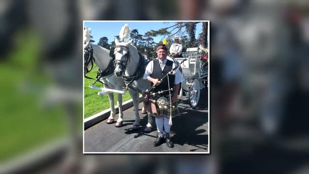 funeral bag piper Los Angeles