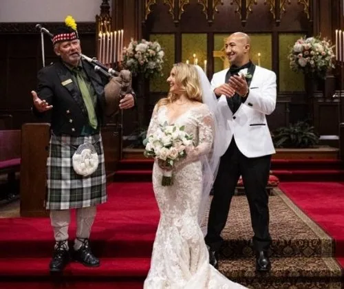 Wedding Bagpiper Not Indian Style
