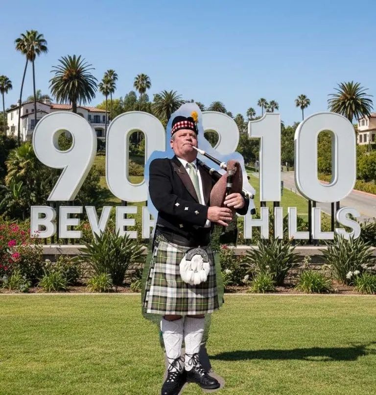 90210 Bagpiper Scottish Pipes and Drums Los Angeles