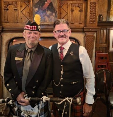 Wedding Pasadena Tamoshanter lawry bagpiper traditional